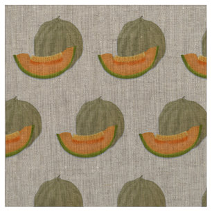 TECIDO SUMMERY CANTALOUPE MELON MOTIF