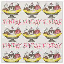 SUNDAE (DOMINGO) Sorvete FUNDAY Banana Comida