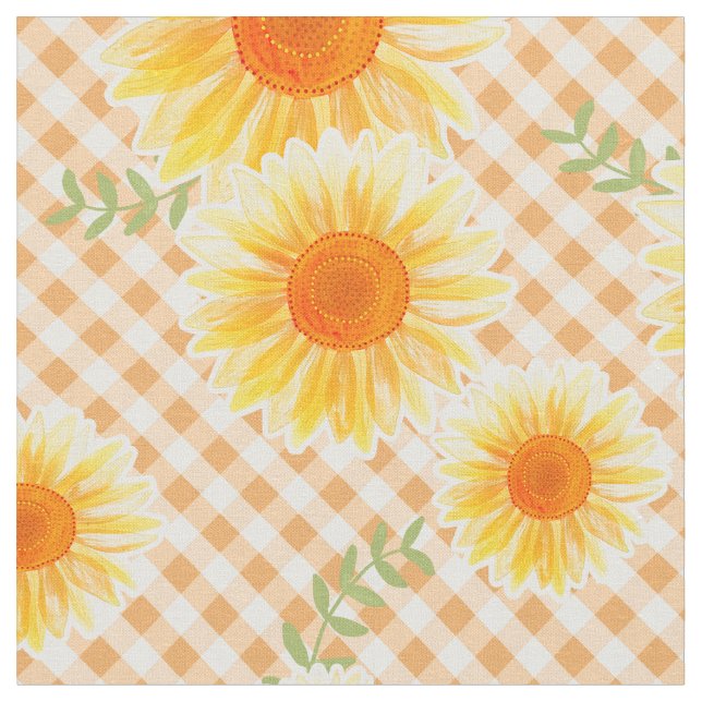 Tecido Sunflower Gingham (Detalhe)