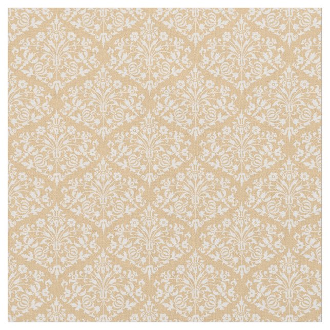 Tecido Sunflower Yellow Damask (Detalhe)