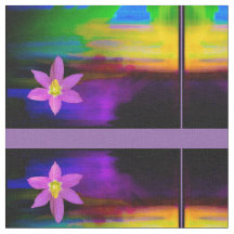 Tecido Sunset Pink Daisy