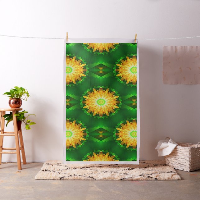 Tecido Sunshine Dahlias.... (In Situ)