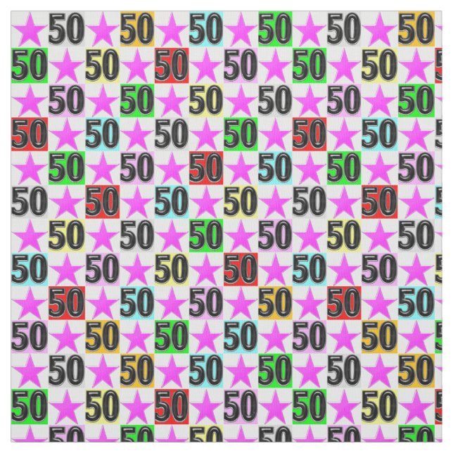 TECIDO SUPER STAR NO 50º ANIVERSÁRIO (Modelo)