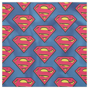 Tecido Superman S-Shield Logotipo clássico