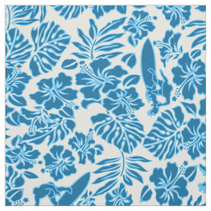 Tecido Surf Pareau Havaiano Hibiscus Aloha Shirt Impressã