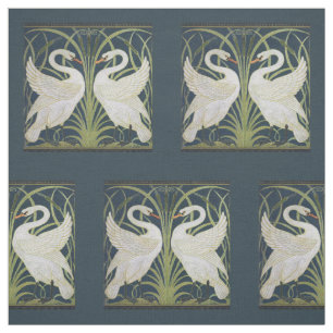Tecido Swan Art Nouveau Dois Swans