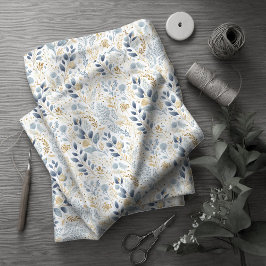 Tecido Sweet Floral Dusty Blue ID1045