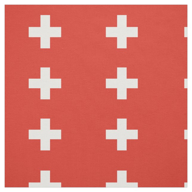 Tecido Switzerland Flag (Modelo)