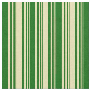 Tecido Tan & Dark Green Colorida Strips
