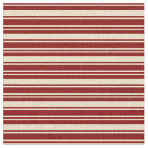 Tecido Tan e Maroon - Padrão Striped