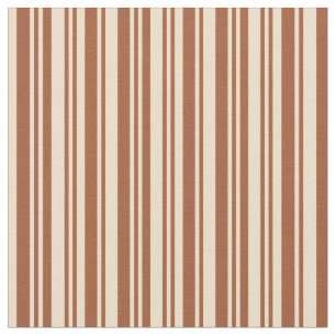 Tecido Tan e Siena Stripes Pattern