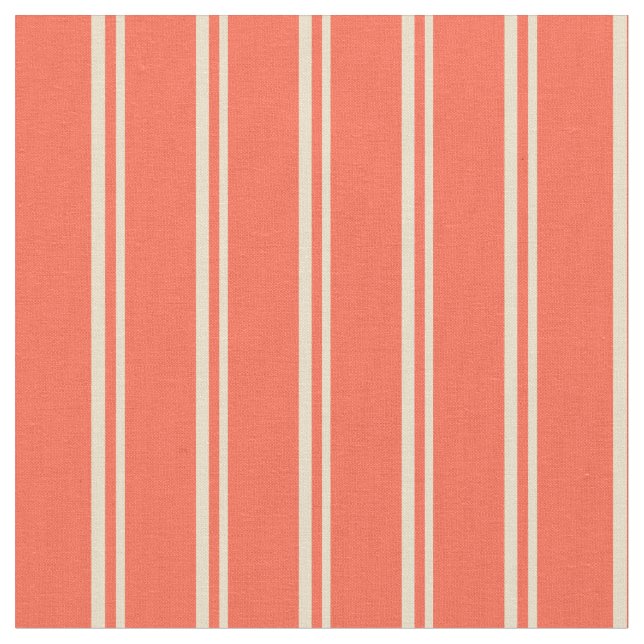 Tecido Tan & Red Stripes (Detalhe)