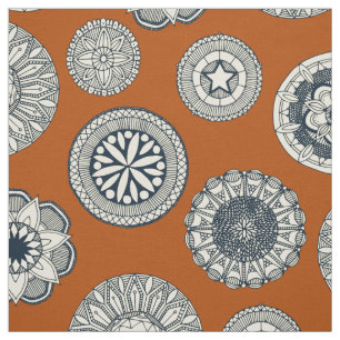 Tecido tangerina - mancha laranja