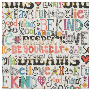 Tecido tão legal tipografia