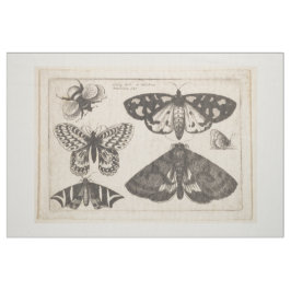 Tecido Tapeçaria do inseto da abelha da borboleta da