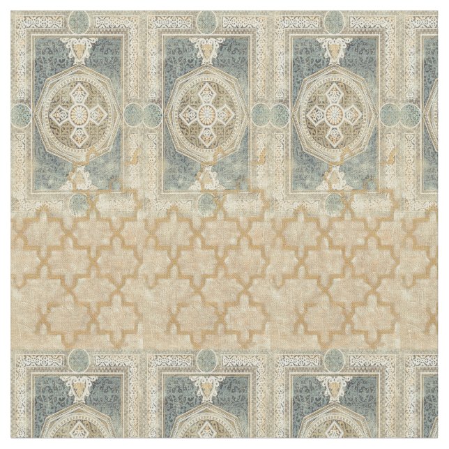 Tecido Tapeçaria Ornamental com Ornamentado Geométrico (Detalhe)