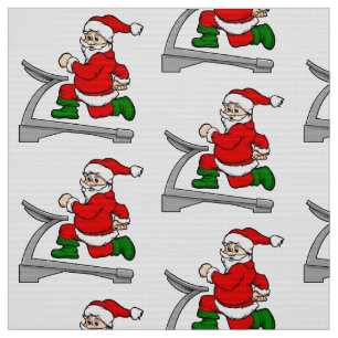 Tecido tapete engraçado santa claus