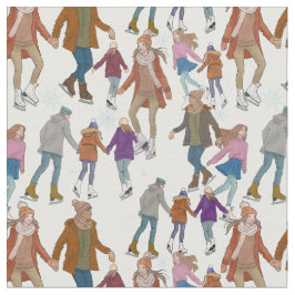 Tecido Tarde de Ice Skating