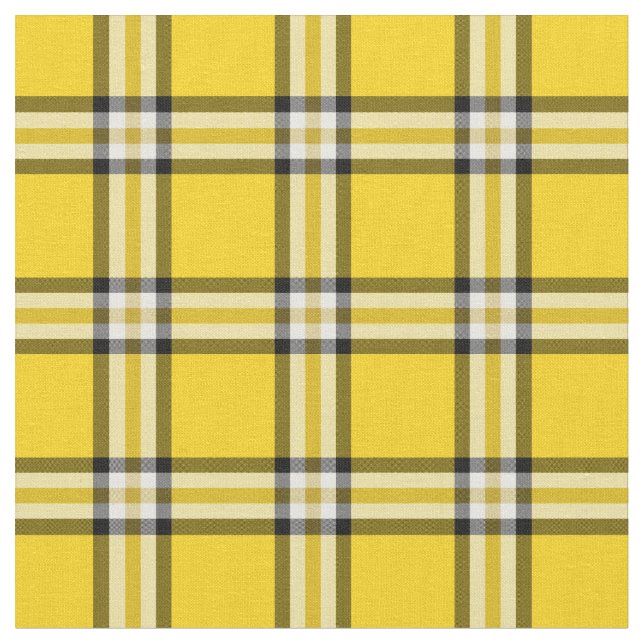 Tecido Tartan amarelo da xadrez (Detalhe)
