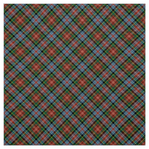 Tecido Tartan antigo do distrito de Caledonia