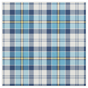 Tecido Tartan azul do vestido de Culloden