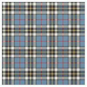 Tecido Tartan azul do vestido de Thompson do clã