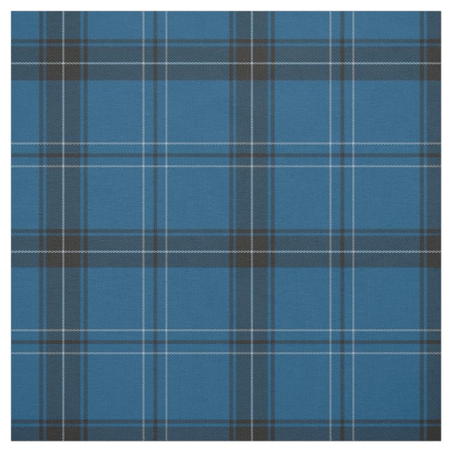 Tecido Tartan Azul Escocês Ramsay (Modelo)