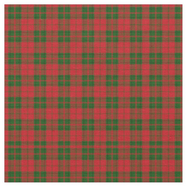 Tecido Tartan Clan Drummond - Padrão de Xadrez (Detalhe)