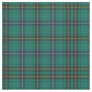 Tecido Tartan Clan Henderson - Verificação Verde de Padrã