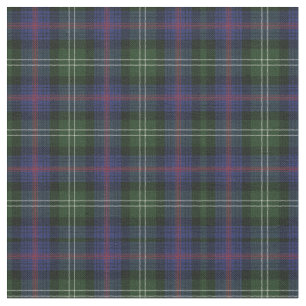 Tecido Tartan Clan Sutherland Xadrez de padrão
