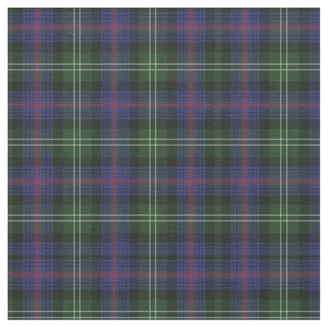 Tecido Tartan Clan Sutherland Xadrez de padrão (Detalhe)