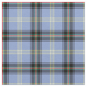 Tecido Tartan de Bell do clã