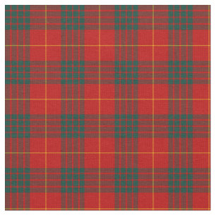 Tecido Tartan de Cameron do clã