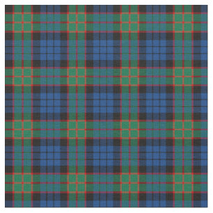 Tecido Tartan de Fletcher do clã