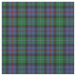 Tecido Tartan do distrito de Argyll Scotland