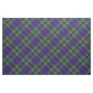 Tecido Tartan do Scottish da xadrez do clã de Douglas