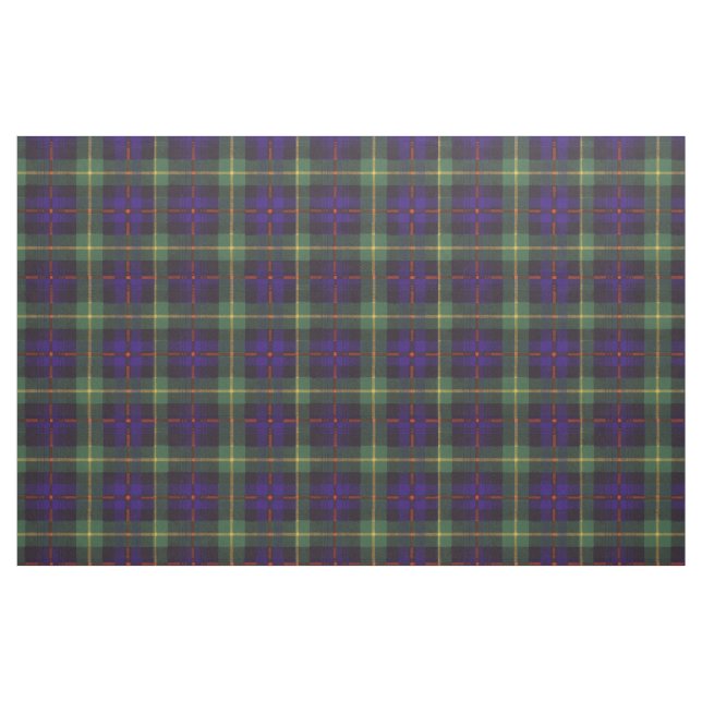 Tecido Tartan do Scottish da xadrez do clã de Farquarson (Jarda)