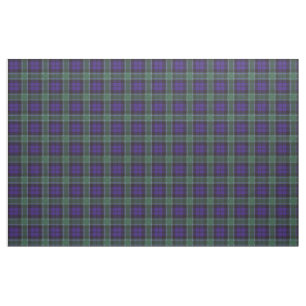 Tecido Tartan do Scottish da xadrez do clã de Graham