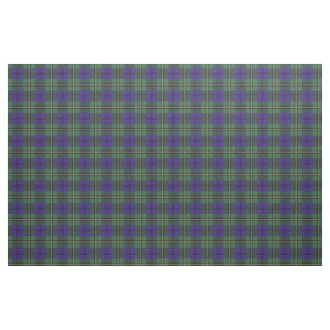 Tecido Tartan do Scottish da xadrez do clã de Johnston (Jarda)