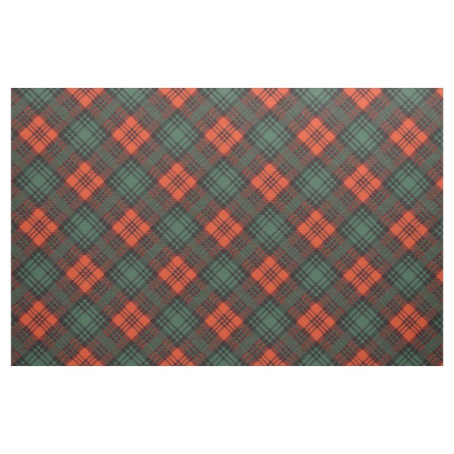 Tecido Tartan do Scottish da xadrez do clã de Kerr (Jarda)