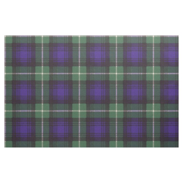 Tecido Tartan do Scottish da xadrez do clã de Lamont (Jarda)