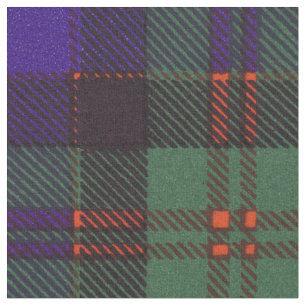 Tecido Tartan do Scottish da xadrez do clã de Macdonald