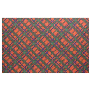 Tecido Tartan do Scottish da xadrez do clã de Munro