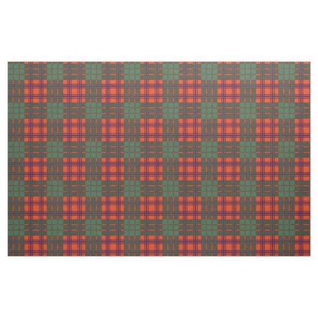 Tecido Tartan do Scottish da xadrez do clã de Ross (Jarda)