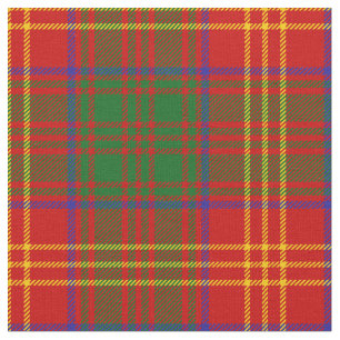 Tecido Tartan escocês do clã das queimaduras