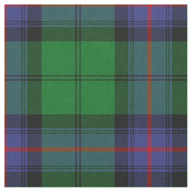 Tecido Tartan escocês do clã de Armstrong (Detalhe)