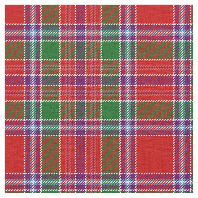 Tecido Tartan escocês do clã de Burrell (Detalhe)