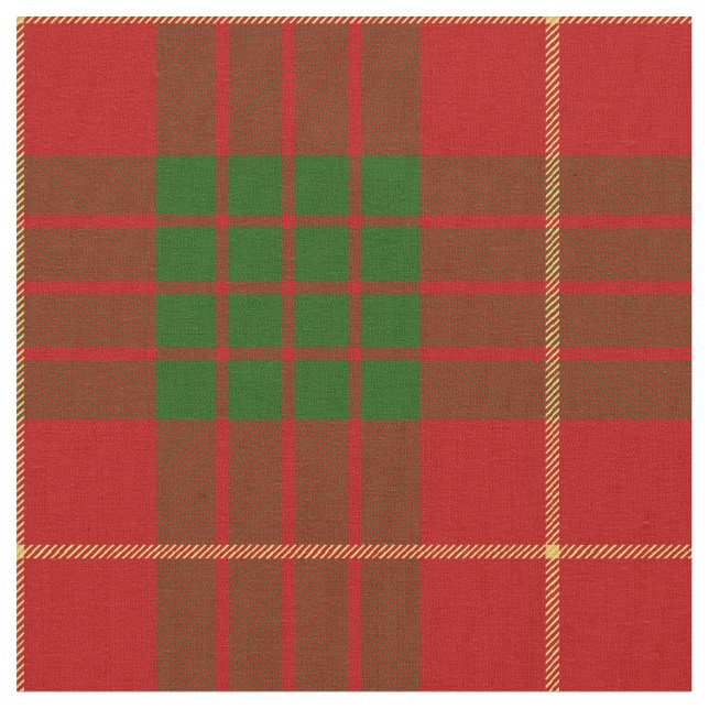 Tecido Tartan escocês do clã de Cameron (Detalhe)