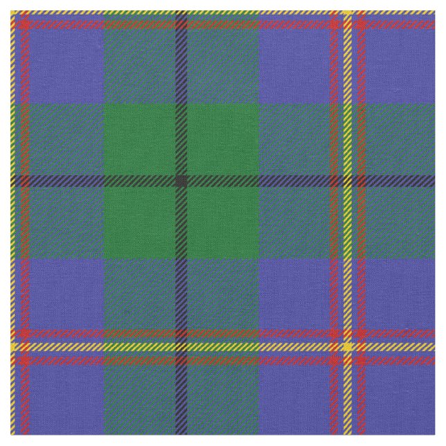 Tecido Tartan escocês do clã de Carmichael (Detalhe)