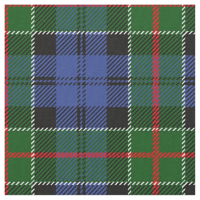 Tecido Tartan escocês do clã de Colquhoun (Detalhe)